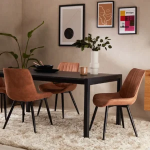 Taylor Dining Chair - Vintage Tan Faux Leather